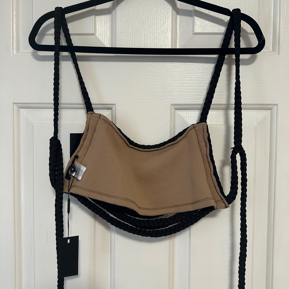 JLUXLABEL Black Sophie Braided Crop Top - Picture 7 of 8